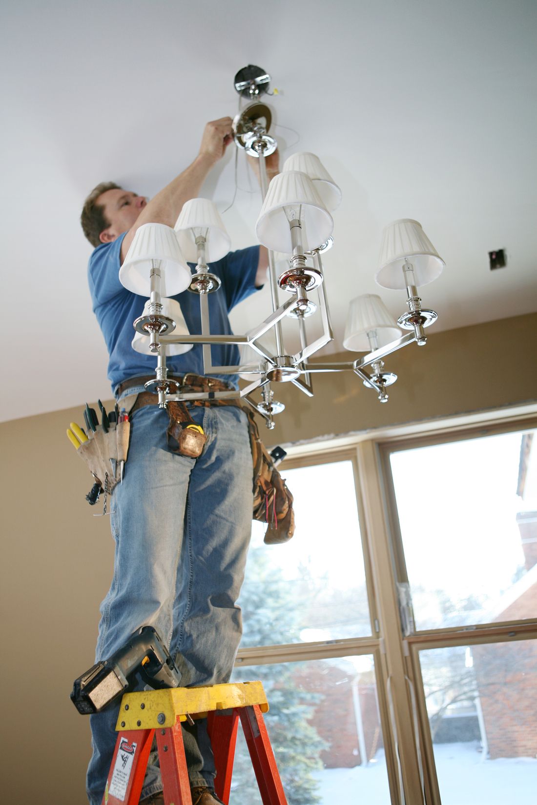 How Much Does Chandelier Installation Cost 2024   Electrician Chandelier 